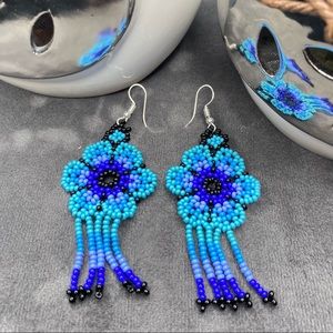 Beaded Mexican earrings